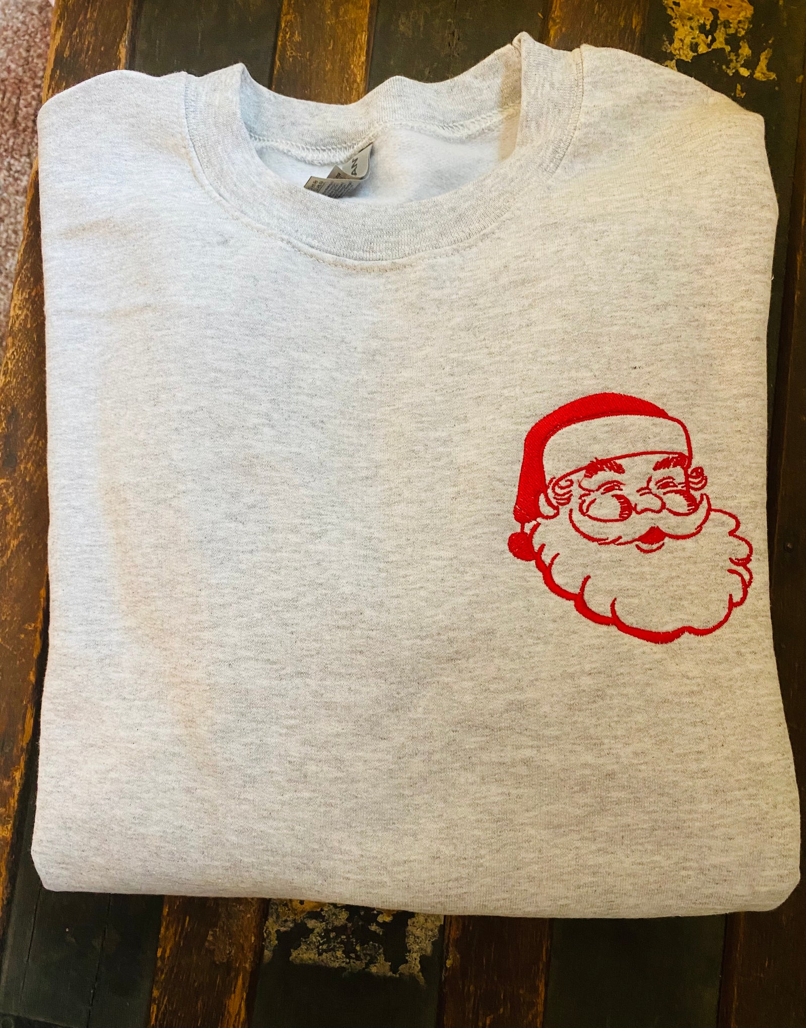 Pocket Embroidered Santa