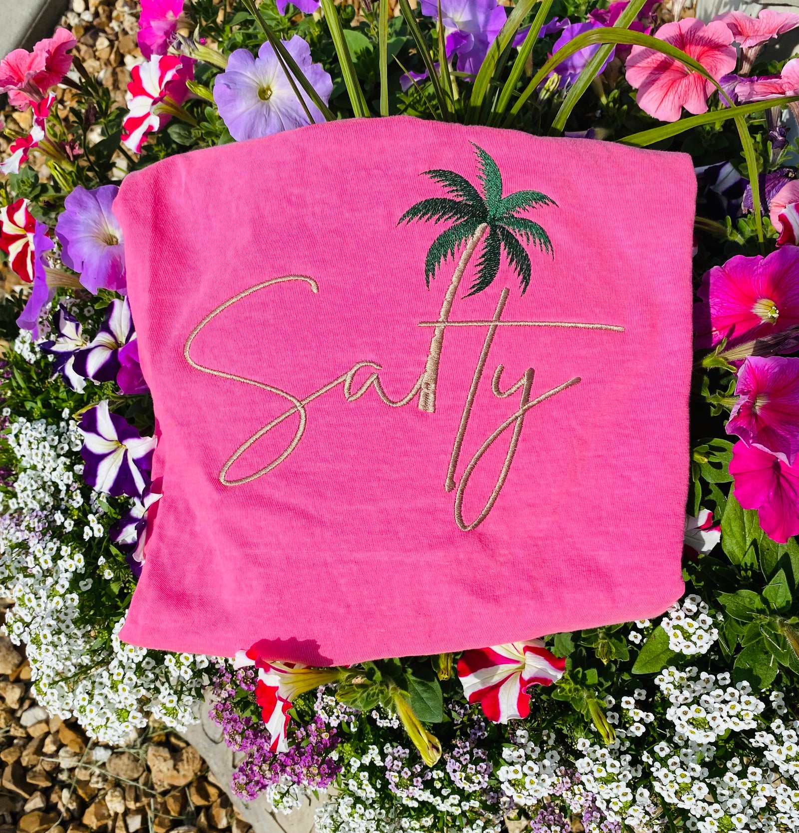 Embroidered Salty Tee